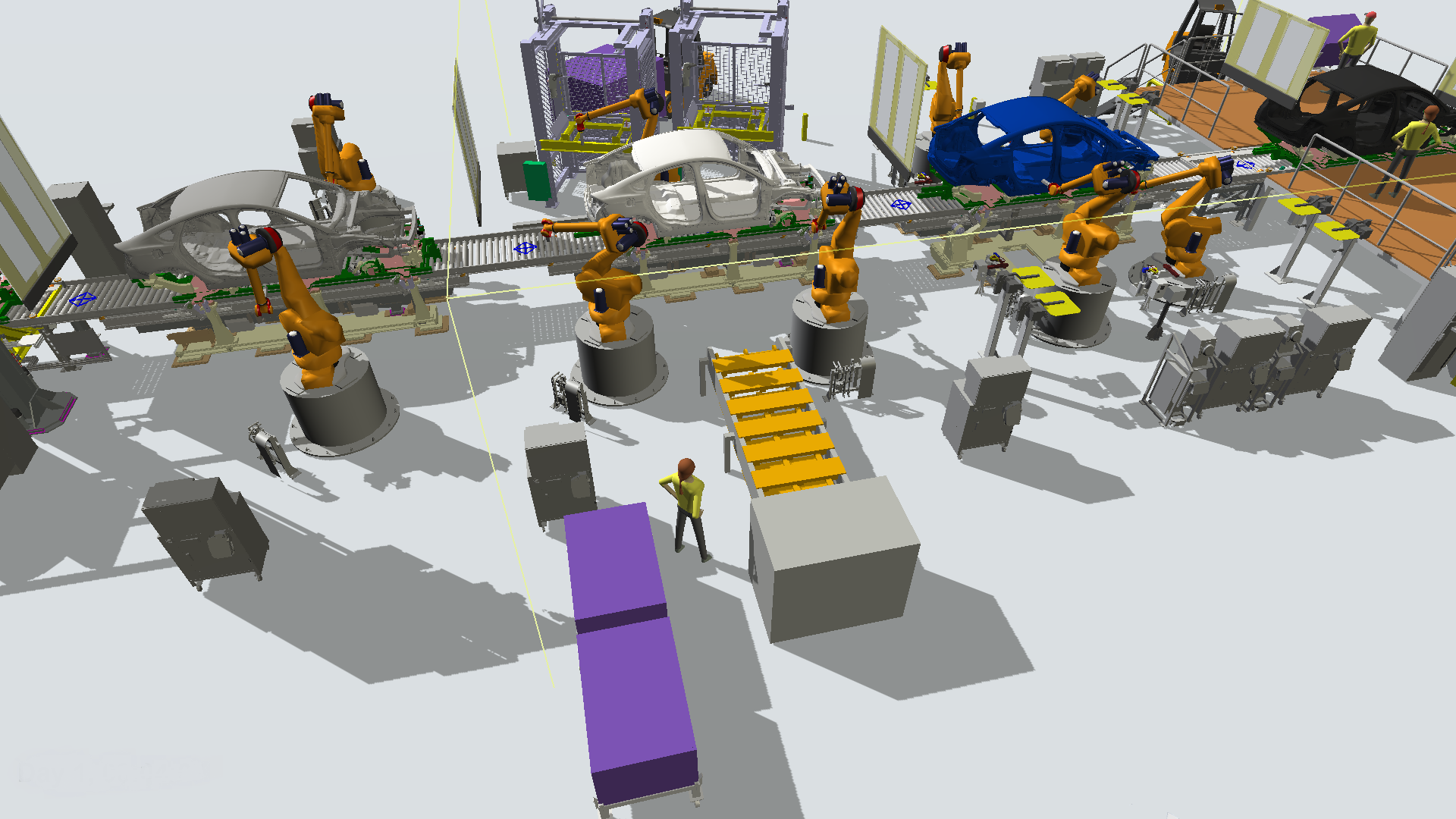 FlexSim Roboter Modell